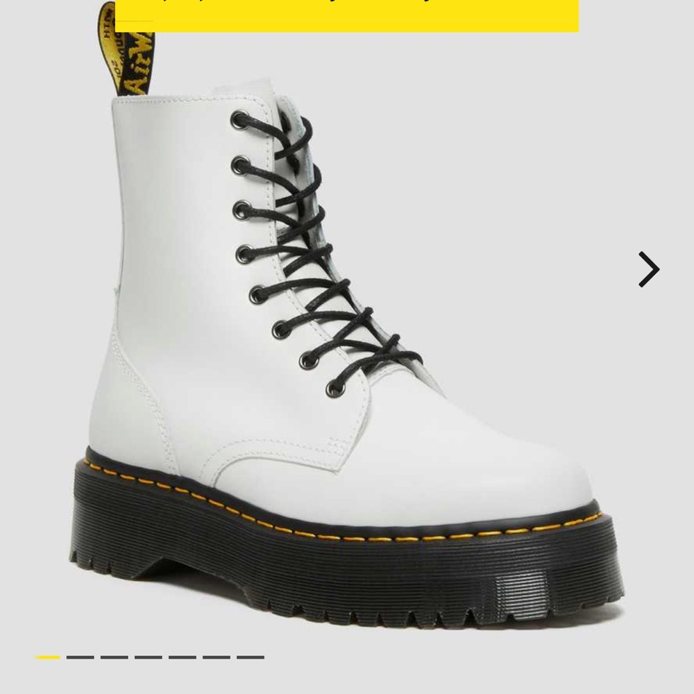 Doc Marten Jadon Leather Platform Boots